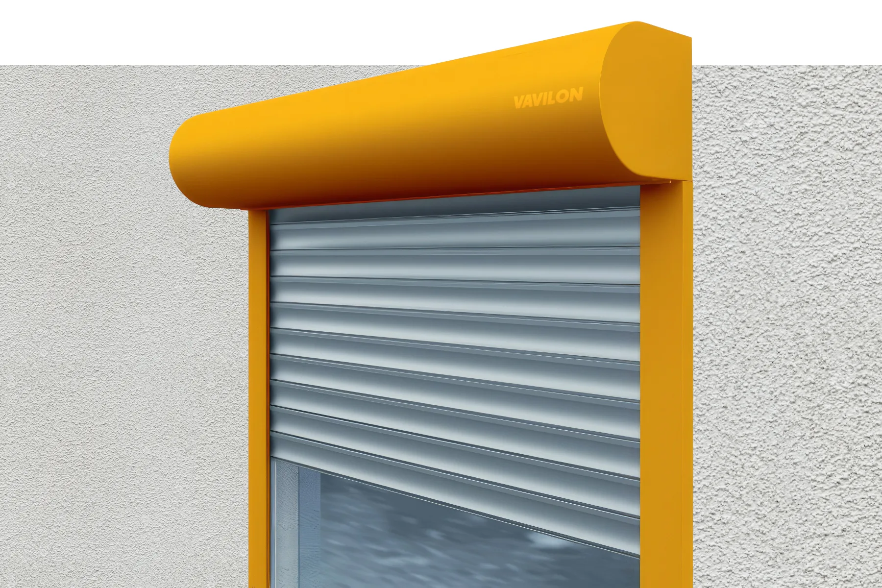 Защитный короб круглый для ролллет и рольставней Модель защитного короба круглого для ролллет и рольставней